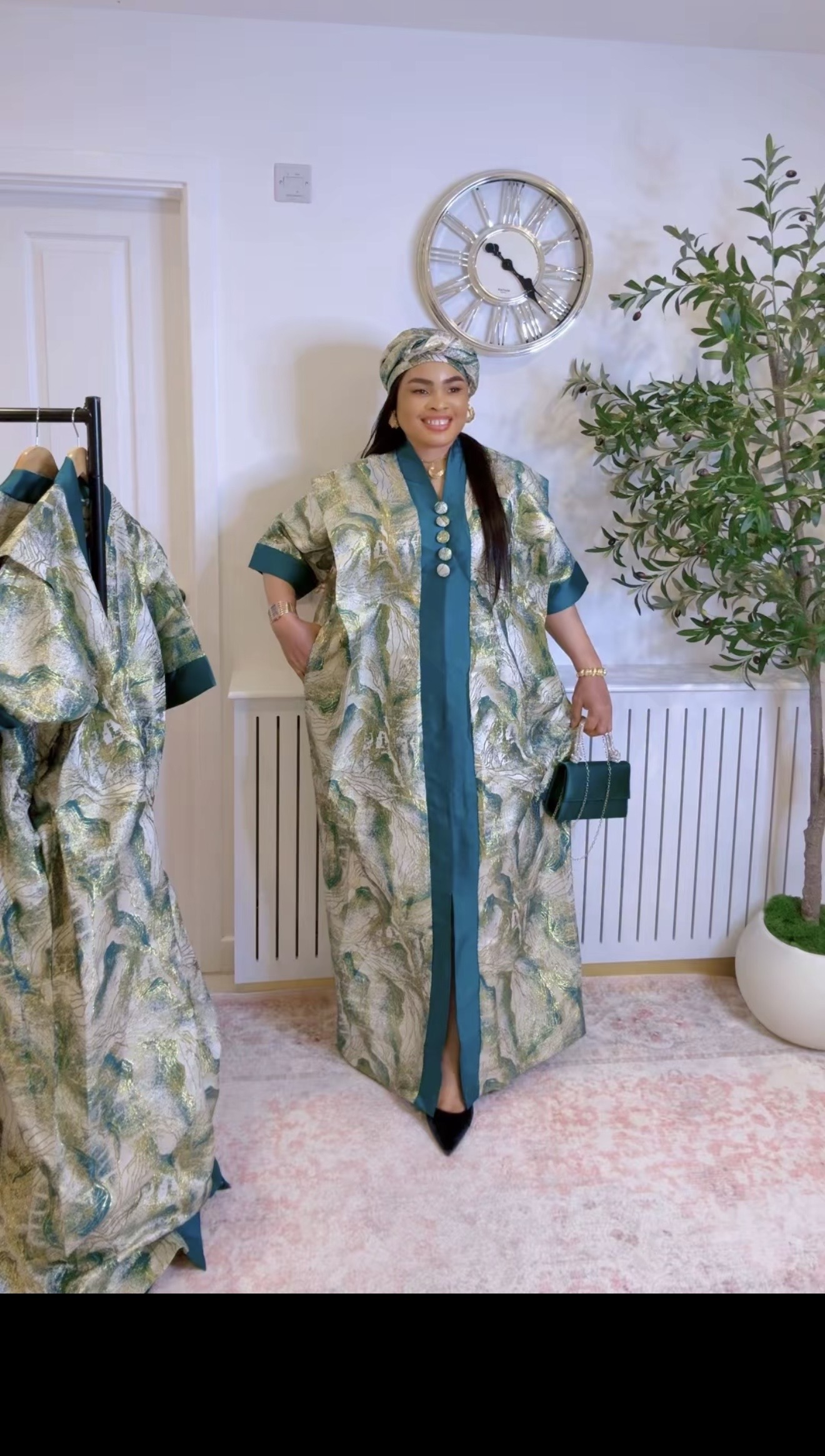 Brocade Budu Dress